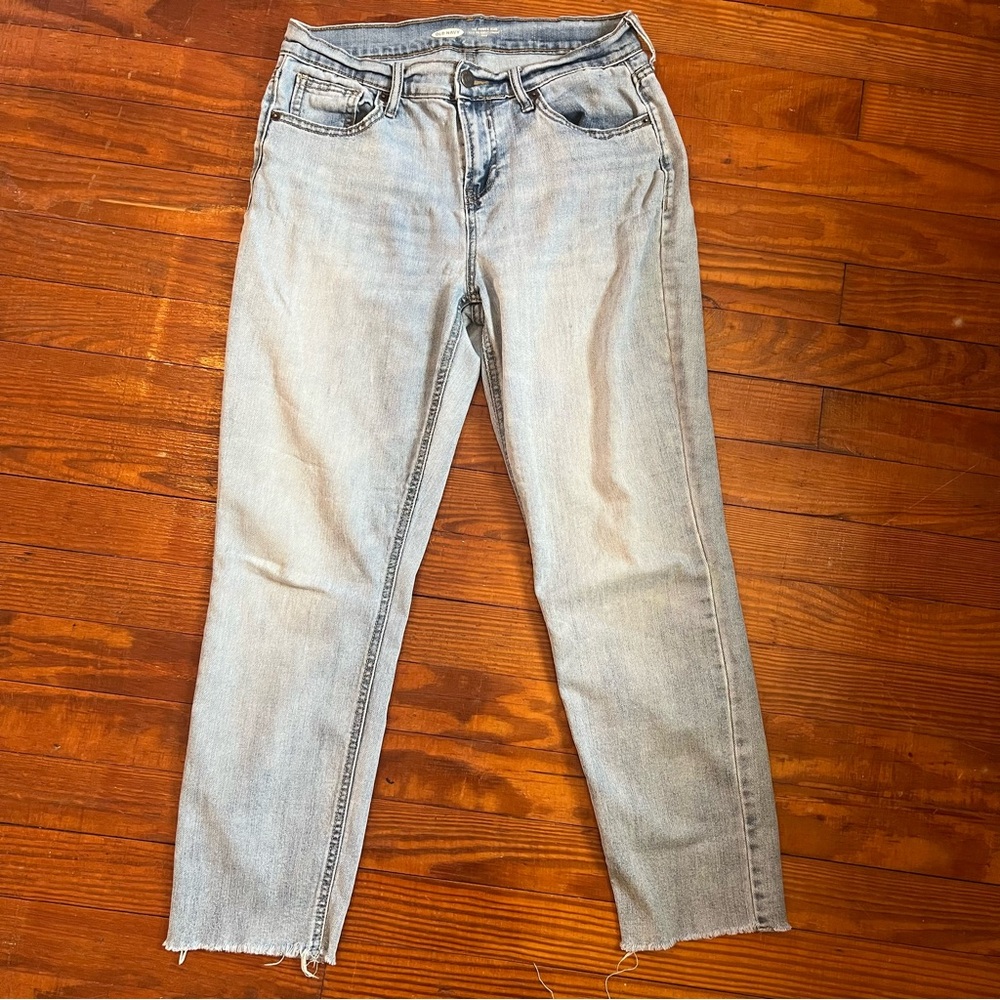 OLD NAVY Light Blue the perfect straight jeans